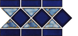 Listello Terra Blue - US Pool Tile