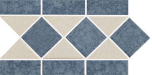 Listelo Blue Or Bone - US Pool Tile