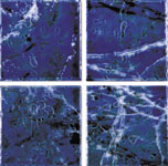 Marbelized 3X3 Cobalt - US Pool Tile