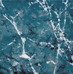 Marbelized 6X6 Teal - US Pool Tile