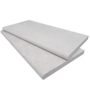 Pera Cream Marble Sand Blasted 12X24X3 Single Bullnose - Marion Ceramics