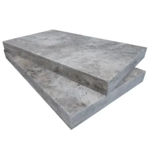Silver Travertine Tumbled 14X24X2 Eased Edge - Marion Ceramics