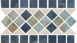 Rustic Border Blue - US Pool Tile