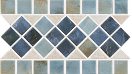 Rustic Border Earth - US Pool Tile