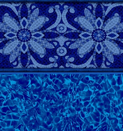 Sea Blossom Tile_Blue Pointe Floor - 20 Mil - 2